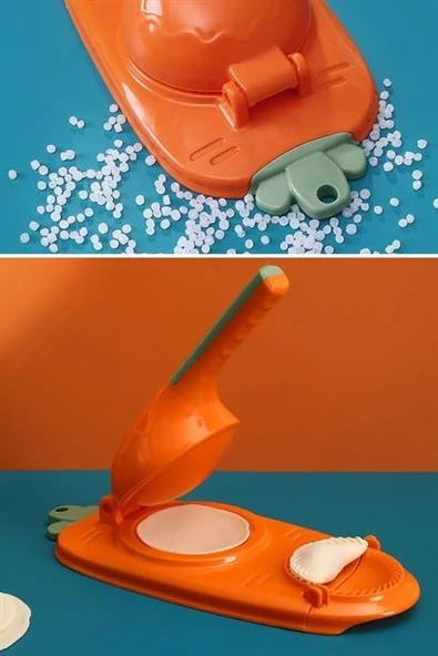 Havuç Tasarımlı Şık Pratik Börek Mantı Hamuru Presleme Börek Yapma Kalıbı - 10