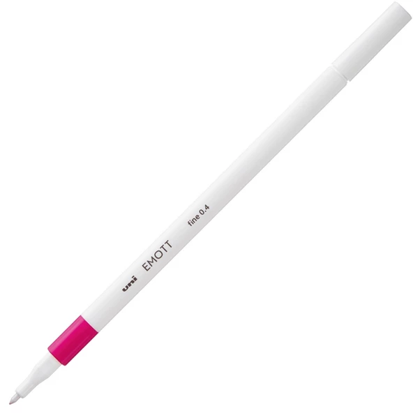 Uni-Ball Akrilik Uçlu Kalem Emott 0.4 MM Fine Pembe-10-PKT