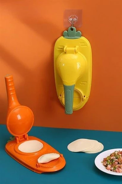 Havuç Tasarımlı Şık Pratik Börek Mantı Hamuru Presleme Börek Yapma Kalıbı - 7