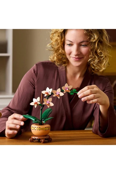 ® Botanicals Mini Orkide 10343 - Yetişkinler için Dekoratif Çiçek Yapım Seti (274 Parça) - 8