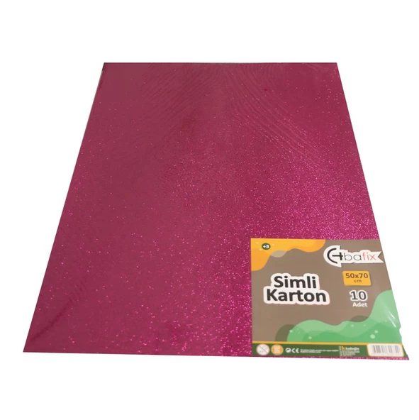 Bafix Simli Karton 50x70 Mor-10-PKT