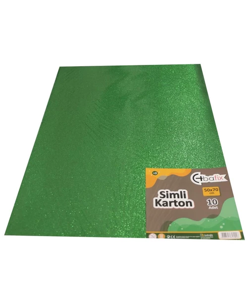 Bafix Simli Karton 50x70 Yeşil-10-PKT