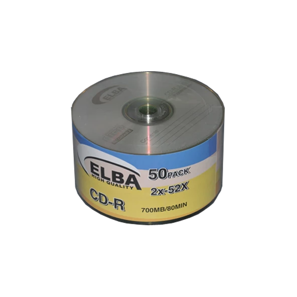 Elba CD R 80 DK / 700 MB 52x 2x 50 Lİ