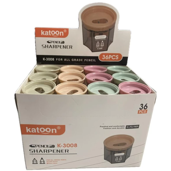Bafix Katoon Kalemtraş Çiftli Hazneli K-3008-36-PKT
