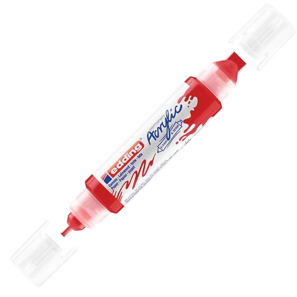 Edding Akrilik 3D Double Liner Trafik Kırmızı 902-5-PKT