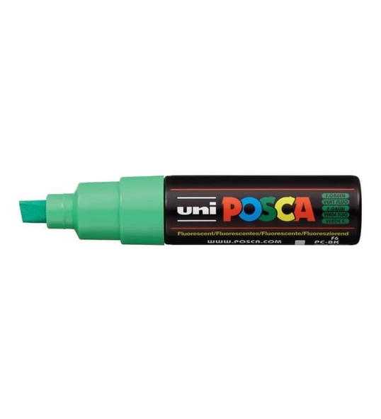 Uni-Ball Posca 8.0 Su Bazli Poster Markörü Yeşil PC-8K