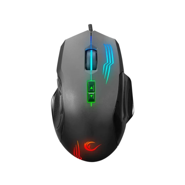 Rampage SMX-G38 CLAW Usb 7 Makro Tuşlu RGB 12800 DPI Gaming Oyuncu Mouse