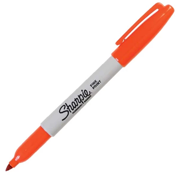 Sharpie Markör Permanent Fine Yuvarlak Uçlu Turuncu 1741397