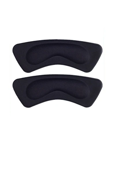 Topuk Vurma Önleyici Ayakkabı Pedi – Siyah, 1 Çift, Rahatlık Sağlayan Silikon Ayakkabı Aparatı - 2