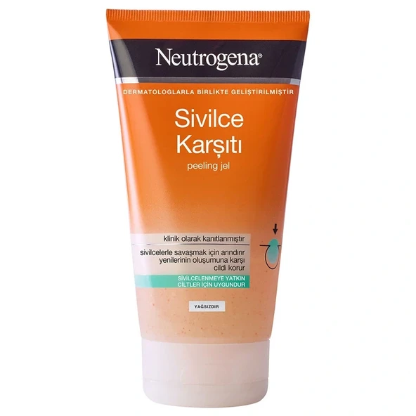 Neutrogena Sivilce Karşıtı Peeling Arındırıcı Yüz Temizleme Jeli 150 ml ürün görseli 1