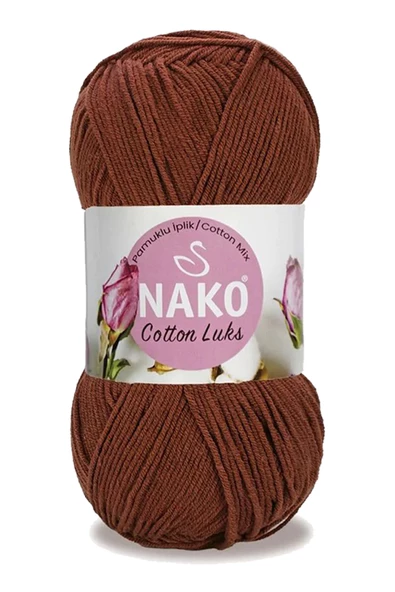 5 Adet Cotton Lüks Yelek Tunik Kazak Bluz Hırka İpi Yünü Kızıl Kahve 97556 - 2