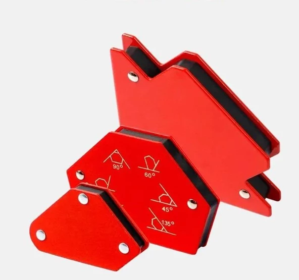 Mıknatıslı Manyetik Kaynak Lehimleme Kaynak Gönye Tutucu 6'lı Set - 4