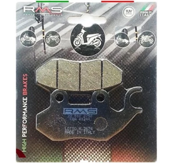 Sym Fiddle 2 125 Ön Fren Balata Rms İtaly