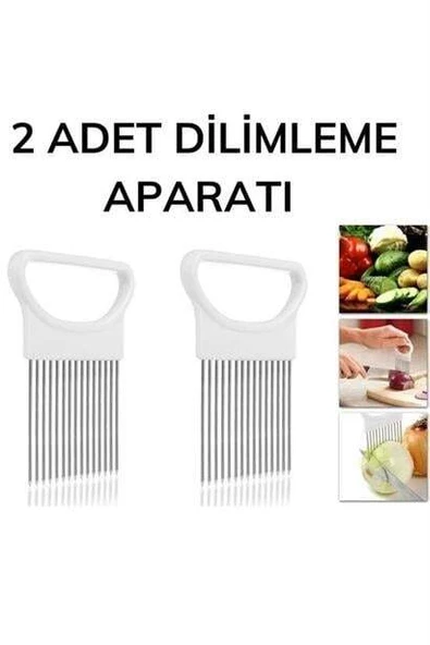 Pratik Kolay Eşit Şekilde Sebze Kesme Dilimleme Aleti Aparatı - 9