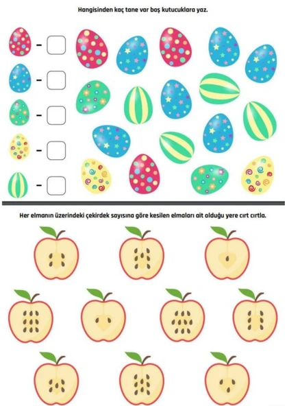 Cırt Cırtlı Evde Matematik Etkinlik YAZ-SİL Kitabı - Resim 4