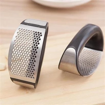 Yeni Sarımsak Ezici Paslanmaz Çelik Garlic Press - 2
