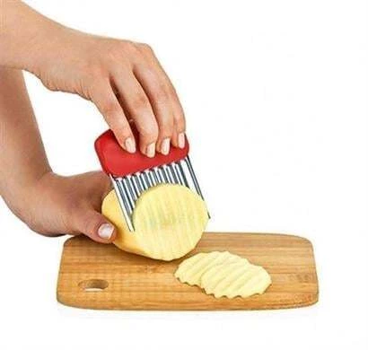 Pratik Kolay Patates Meyve Ve Sebze Dilimleyici Doğrama Bıçağı - 4