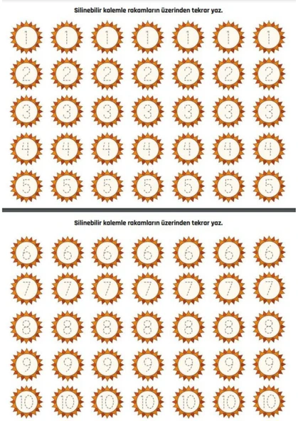 Cırt Cırtlı Evde Matematik Etkinlik YAZ-SİL Kitabı - Resim 2