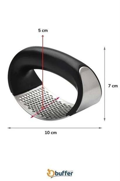 Yeni Sarımsak Ezici Paslanmaz Çelik Garlic Press - 7
