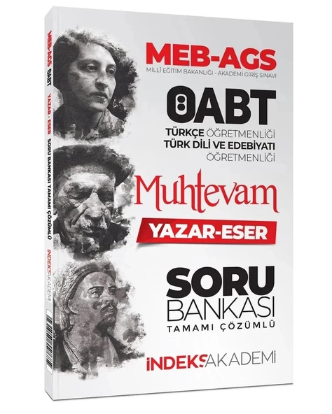 İndeks ÖABT Türkçe-Türk Dili Edebiyatı Muhtevam Yazar Eser Soru Bankası Çözümlü İndeks Akademi