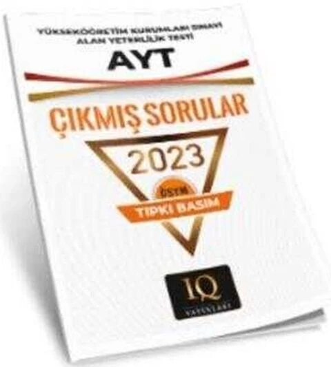 IQ Yayınları 2023 AYT ÖSYM Çıkmış Sorular