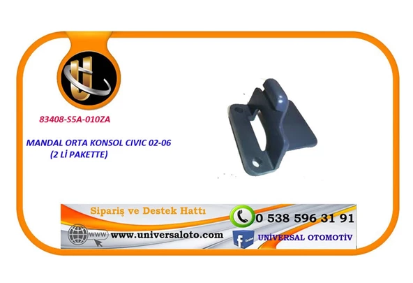 MANDAL KONSOL CIVIC 02-06 (2 LI PAKETTE)