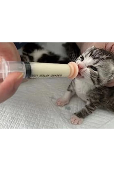 Kedi & Köpek sütle besleme aparatı Silikon Meme ucu Yavru Süt Emzirme Biberon fake nipple 2 ade - 5