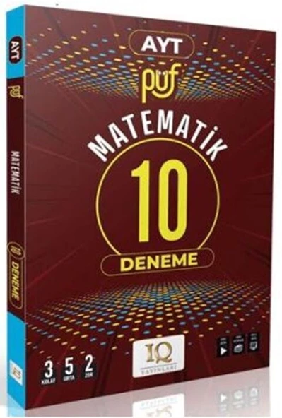 IQ Yayınları AYT Matematik Püf 10 Branş Denemesi