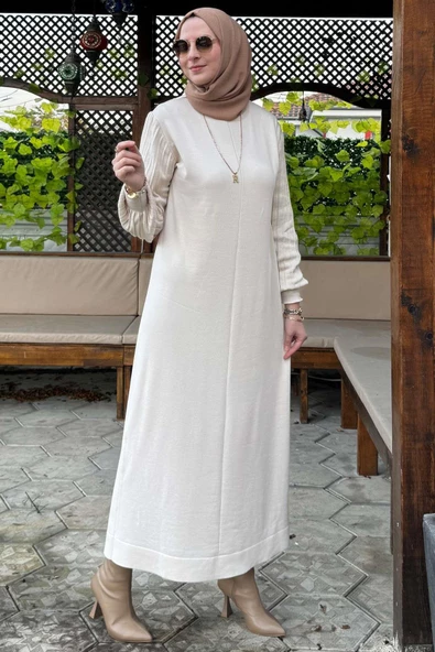 Ecem Taş Triko Elbise - 7