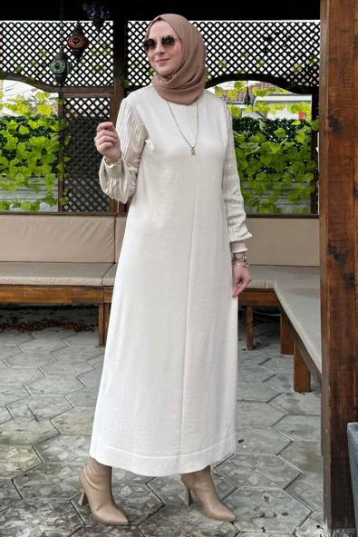 Ecem Taş Triko Elbise - 8
