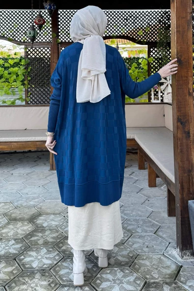 Arzu Triko Tunik İndigo - 5