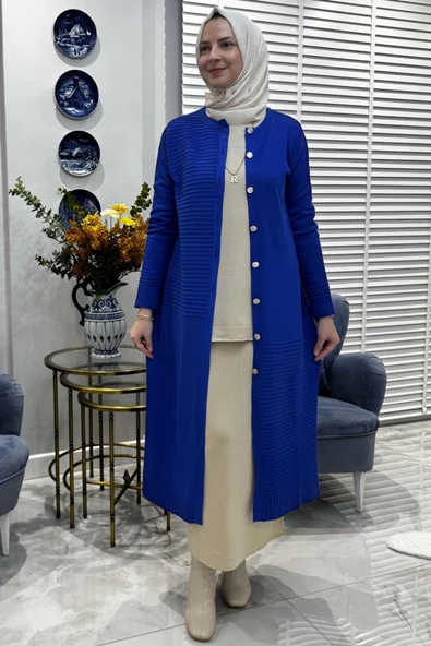 Manolya Saks Triko Hırka - 6