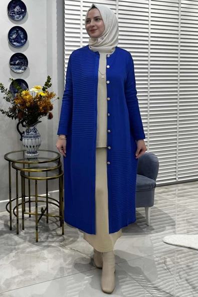 Manolya Saks Triko Hırka - 5