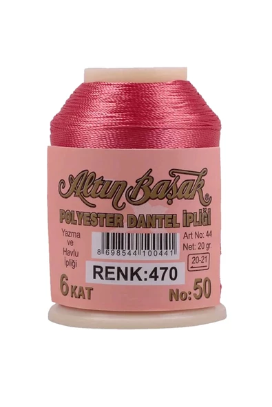3 Adet Altınbaşak Oya ve Dantel İpi 20 gr - Royaleks - No: 470 - 940 - 758 - 3