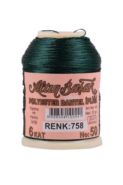 3 Adet Altınbaşak Oya ve Dantel İpi 20 gr - Royaleks - No: 470 - 940 - 758 - 5