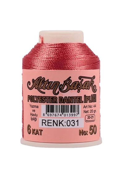 3 Adet Altınbaşak Oya ve Dantel İpi 20 gr - Royaleks - No: 031 - 131 - 956 - 5