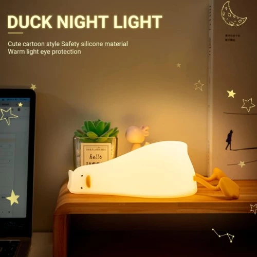 Yatan Ördek Tasarımlı Gece Lambası - 2