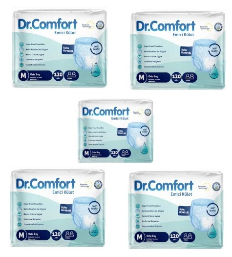 Dr.Comfort Yetişkin Emici Külot Medium 30x5 Adet Hasta Bezi