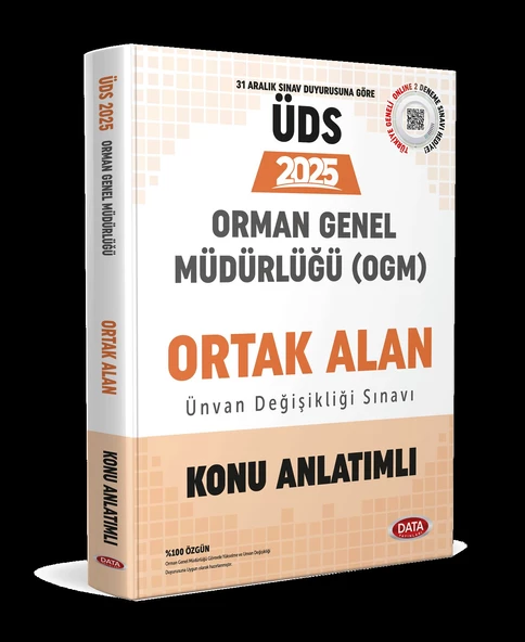 2025 GYS Orman Genel Müdürlüğü Ünvan Değişikliği Sınavı Ortak Alan Konu Anlatımlı Data Yayınları