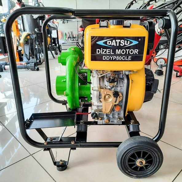 Datsu DDYP 80 CLE 3 Marşlı Dizel Yüksek Basınçlı Su Motoru - 2