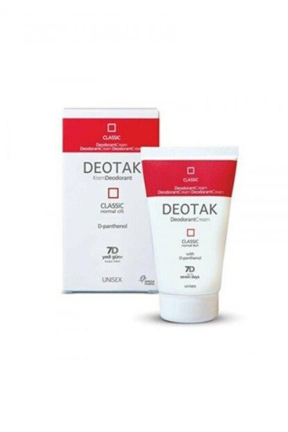 Deotak Normal Ciltler Için Klasik Krem Deodorant 35ml - 2