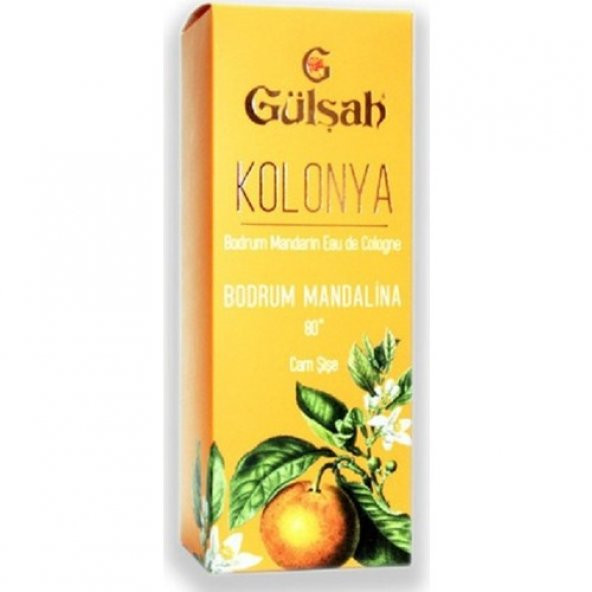 Gülşah Kolonya Bodrum Mandalina Cam Şişe 250ml