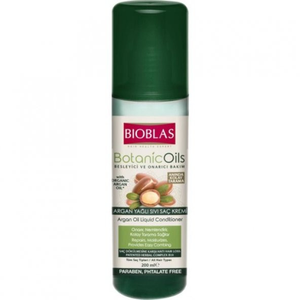 Bioblas Botanic Oils Argan Yağlı Sıvı Saç Kremi 200 Ml