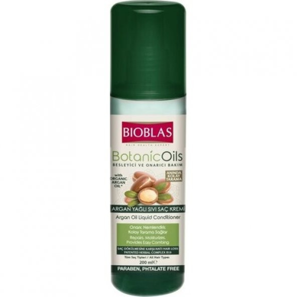 Bioblas Botanic Oils Argan Yağlı Sıvı Saç Kremi 200 Ml - 3