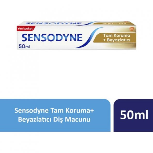 Sensodyne Tam Koruma Ve Beyazlatıcı Diş Macunu 50 Ml.