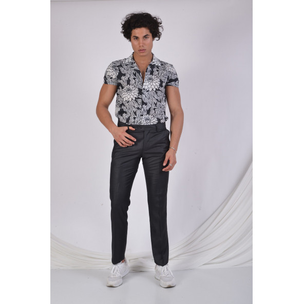 ERKEK KLASİK PANTOLON MEVSİMLİK ÜRÜN SORALLİNE ANTRASİT