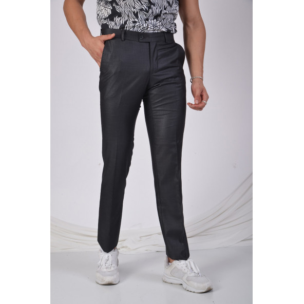 ERKEK KLASİK PANTOLON MEVSİMLİK ÜRÜN SORALLİNE ANTRASİT - 2