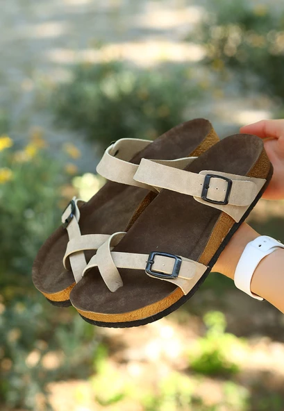 Opil Krem Nubuk Terlik - 2