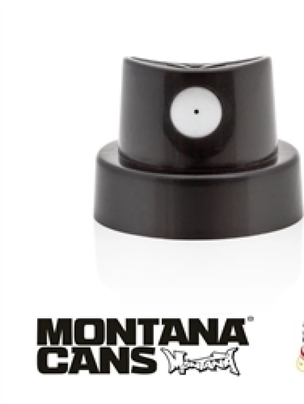 Montana Standart O Sprey Başlığı (Püskürtme Genişliği:1.2cm)Siyah/Beyaz