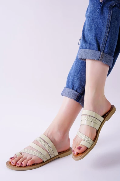 Aboll Bej Cilt Terlik - Resim 2